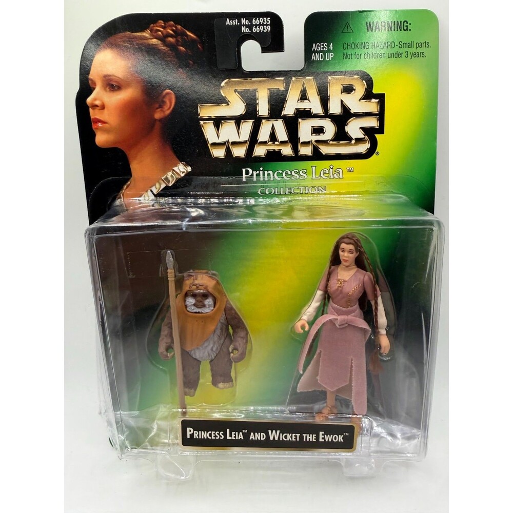 1997 Kenner Star Wars Princess Leia & Wicket the Ewok Collection 66939 Sealed